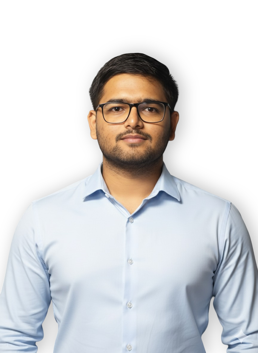 A professional portrait of Krish